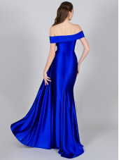 7281E Dress - Royal (Gino Cerruti)